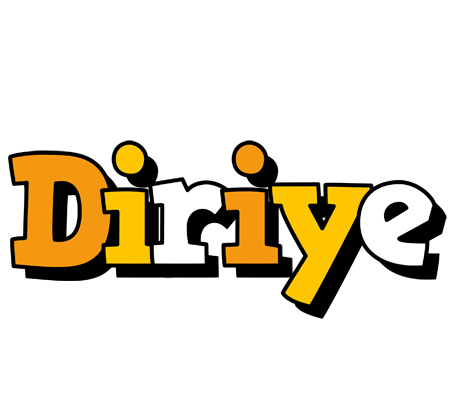 Diriye cartoon logo