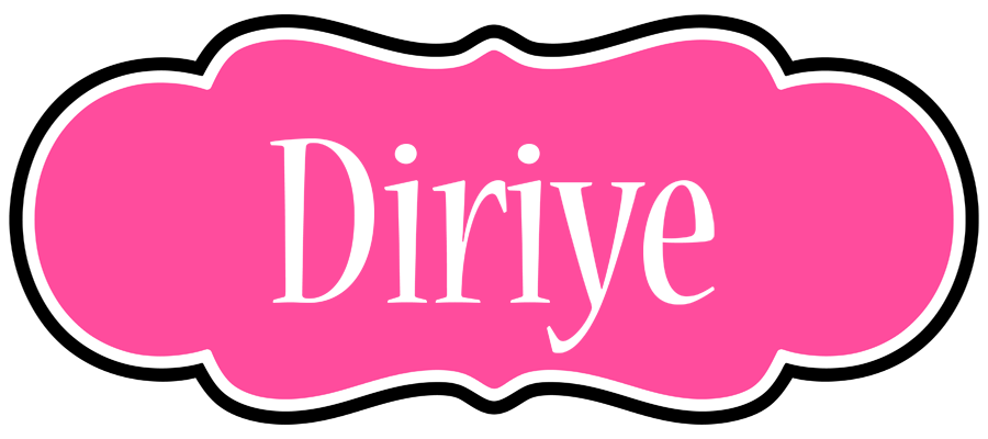 Diriye invitation logo
