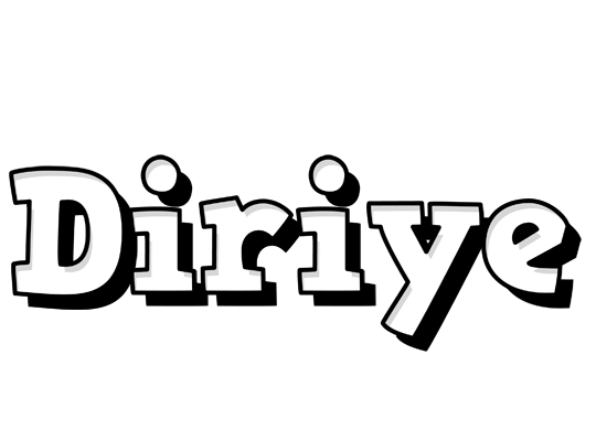 Diriye snowing logo