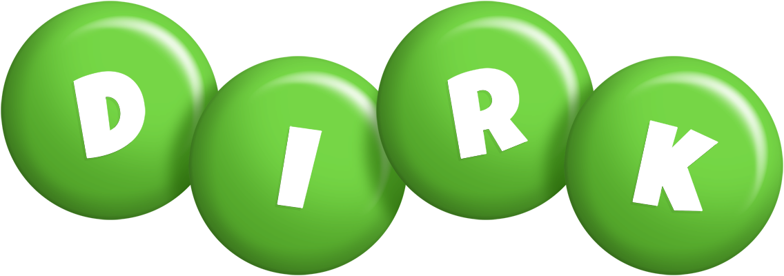 Dirk candy-green logo