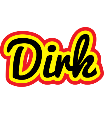 Dirk flaming logo
