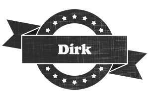 Dirk grunge logo