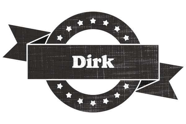 Dirk grunge logo
