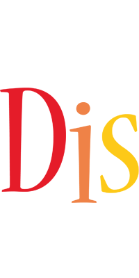 Dis birthday logo