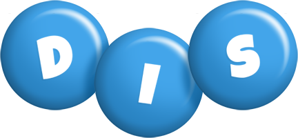 Dis candy-blue logo