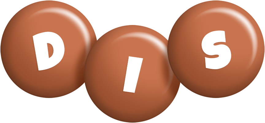 Dis candy-brown logo