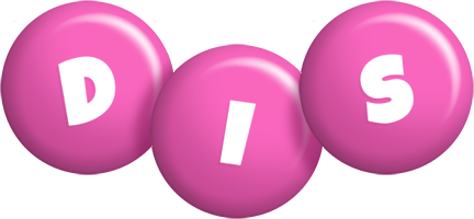 Dis candy-pink logo