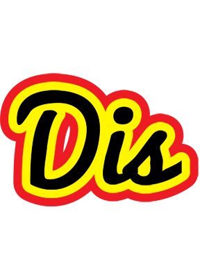Dis flaming logo