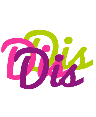 Dis flowers logo