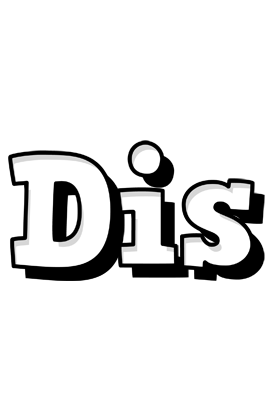 Dis snowing logo