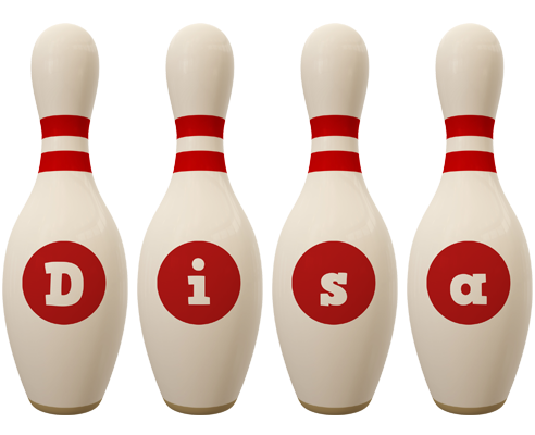 Disa bowling-pin logo