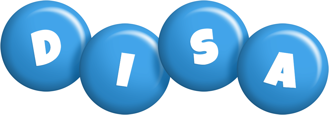 Disa candy-blue logo