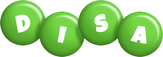 Disa candy-green logo