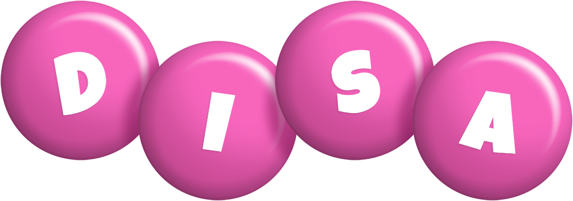 Disa candy-pink logo