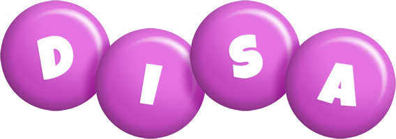 Disa candy-purple logo