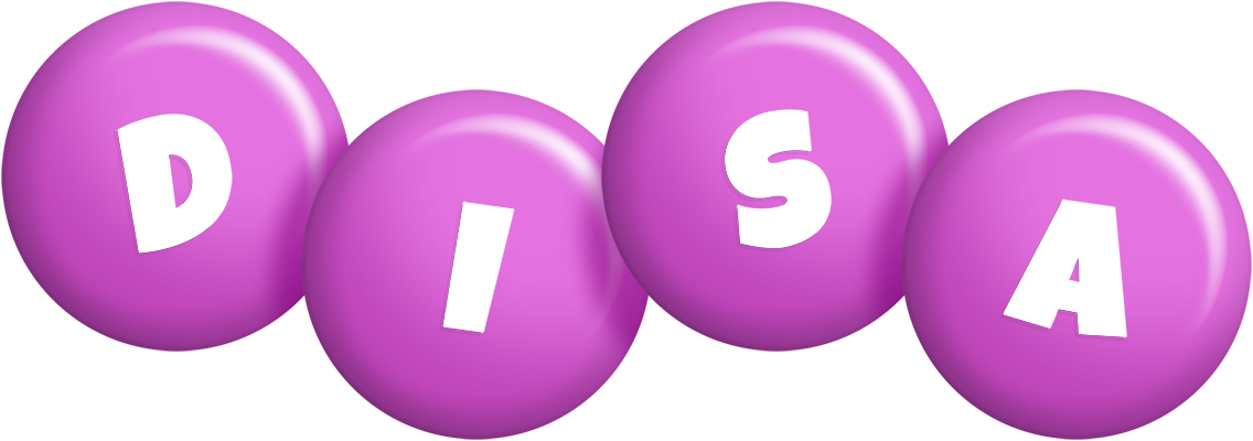 Disa candy-purple logo
