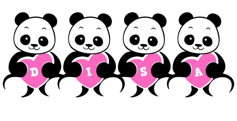 Disa love-panda logo