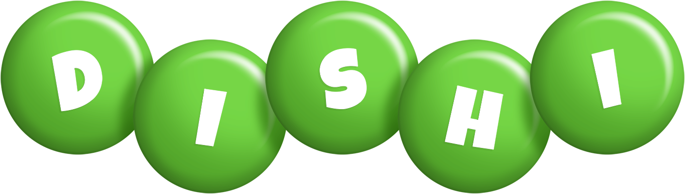 Dishi candy-green logo