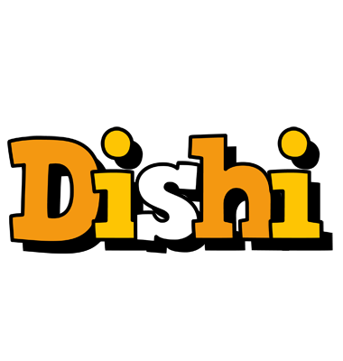 Dishi cartoon logo