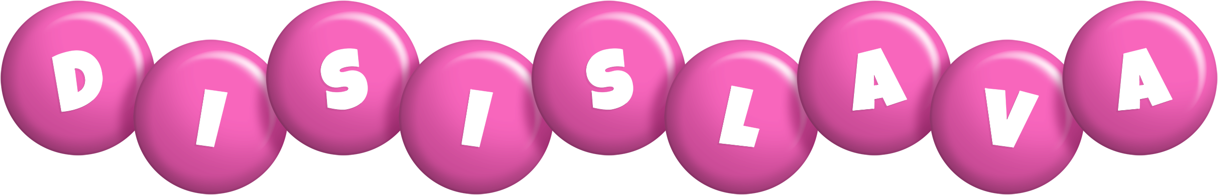 Disislava candy-pink logo