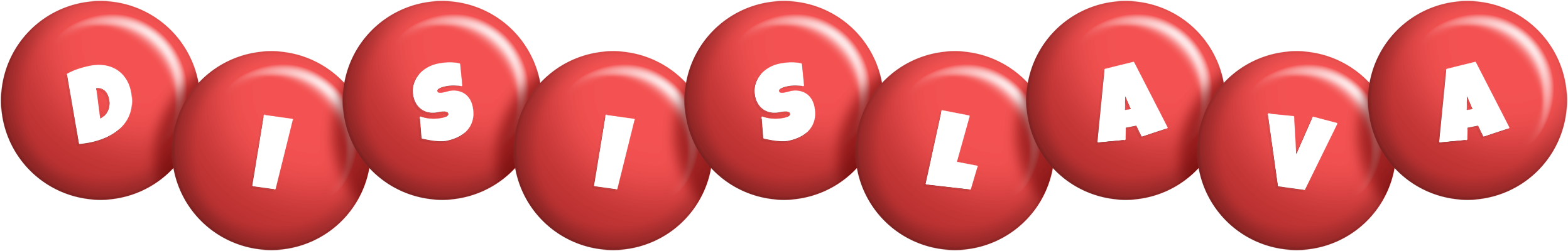 Disislava candy-red logo