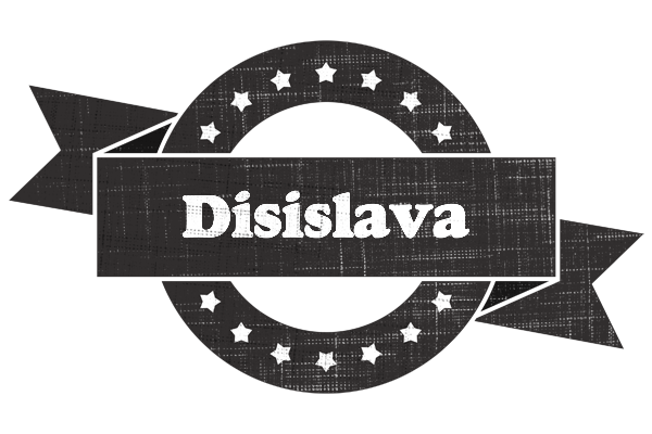 Disislava grunge logo