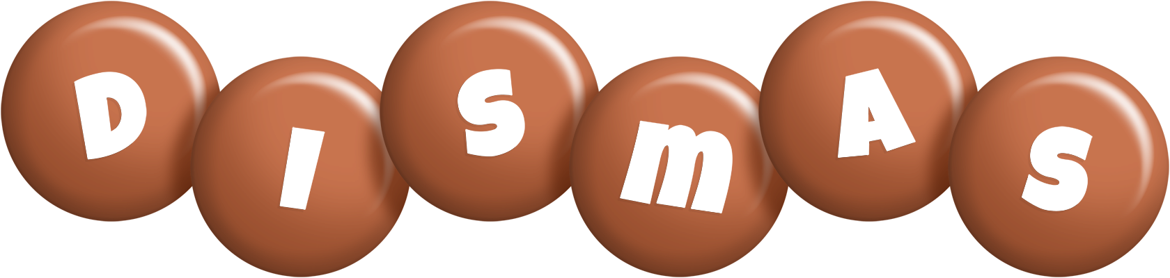 Dismas candy-brown logo