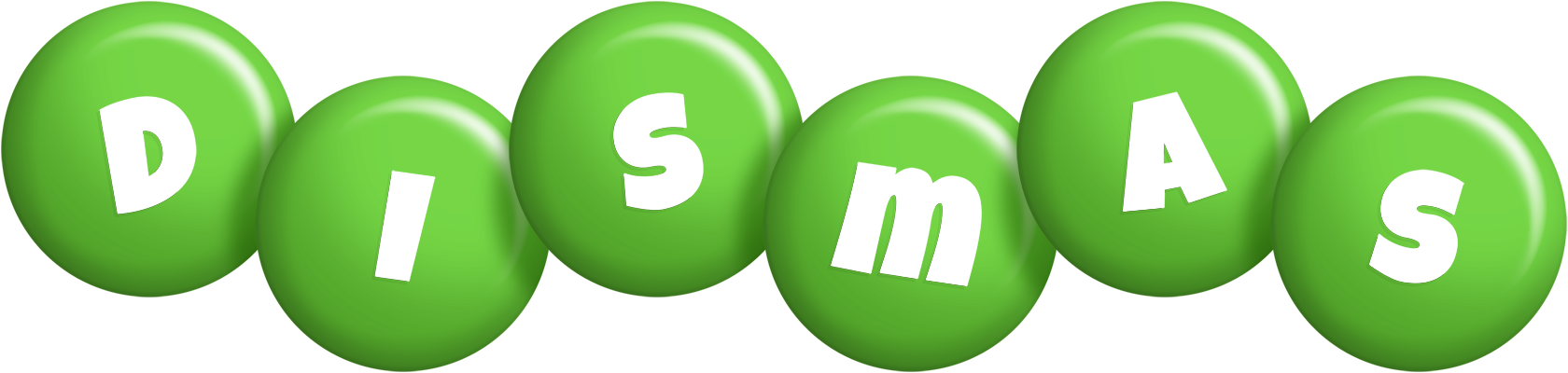 Dismas candy-green logo