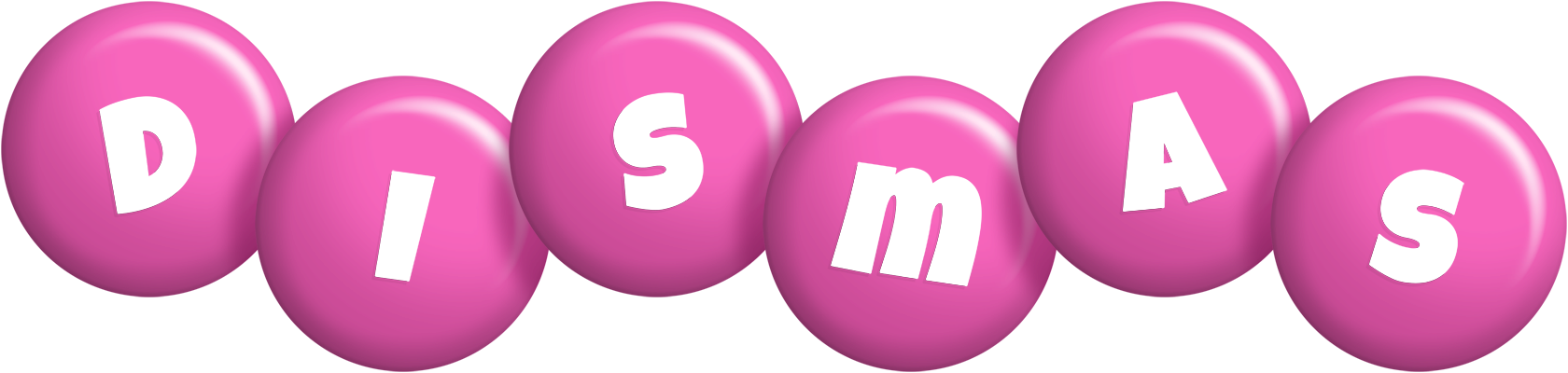 Dismas candy-pink logo