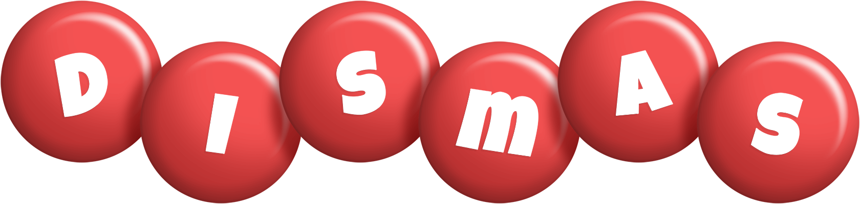 Dismas candy-red logo