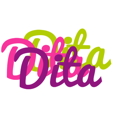 Dita flowers logo