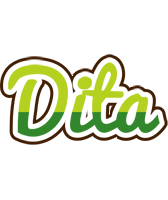 Dita golfing logo