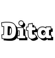 Dita snowing logo