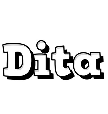 Dita snowing logo