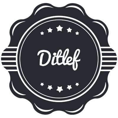 Ditlef badge logo