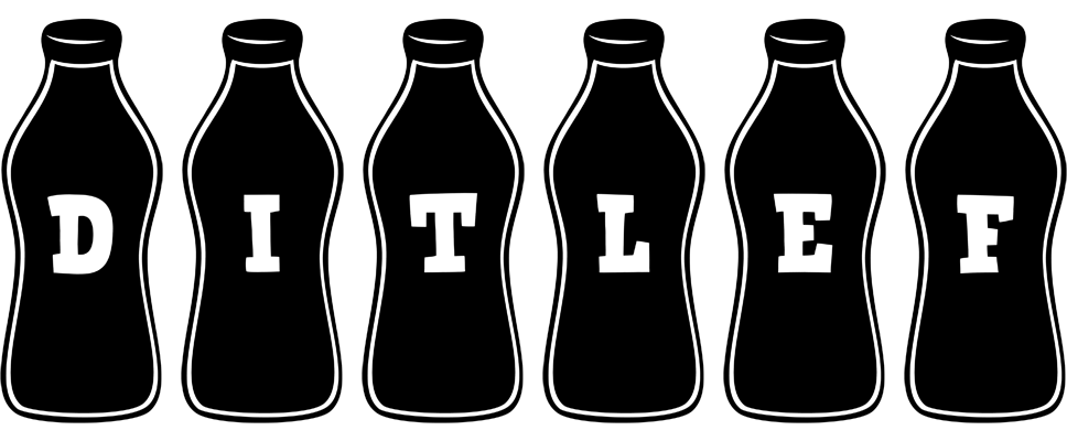 Ditlef bottle logo