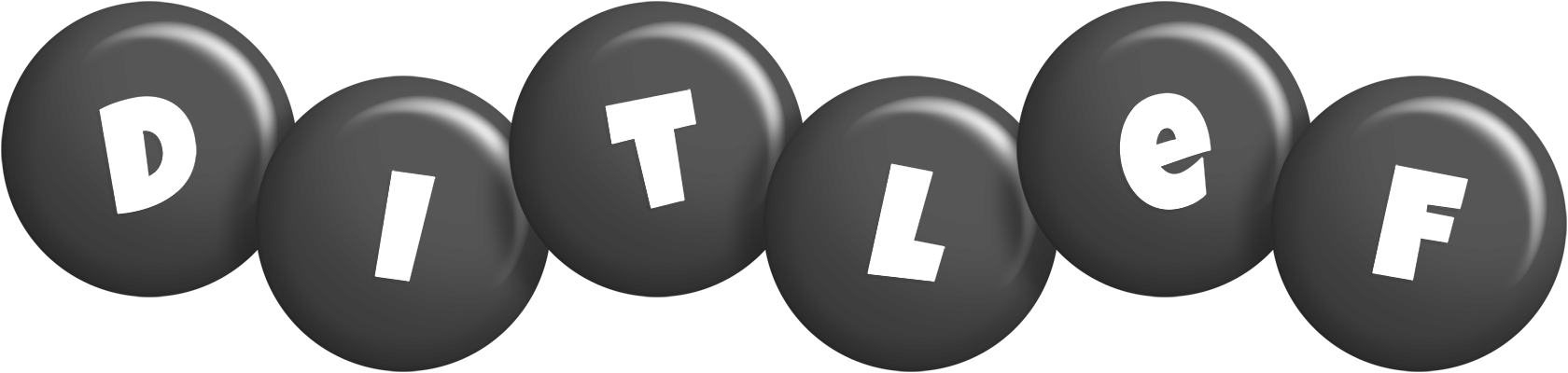 Ditlef candy-black logo