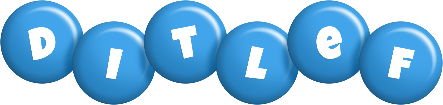 Ditlef candy-blue logo