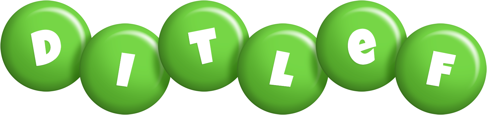 Ditlef candy-green logo