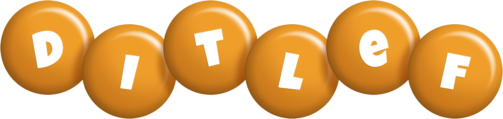 Ditlef candy-orange logo