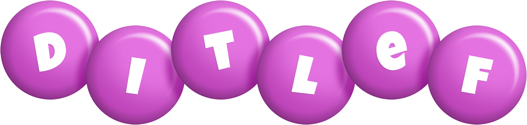 Ditlef candy-purple logo