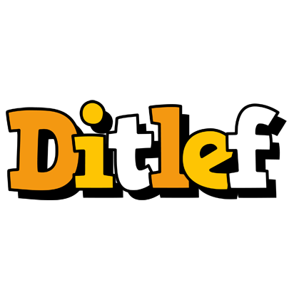Ditlef cartoon logo