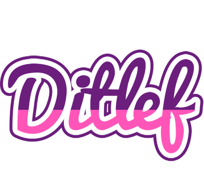 Ditlef cheerful logo