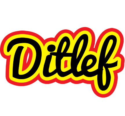 Ditlef flaming logo