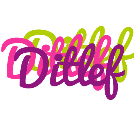 Ditlef flowers logo