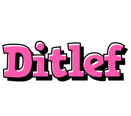 Ditlef girlish logo