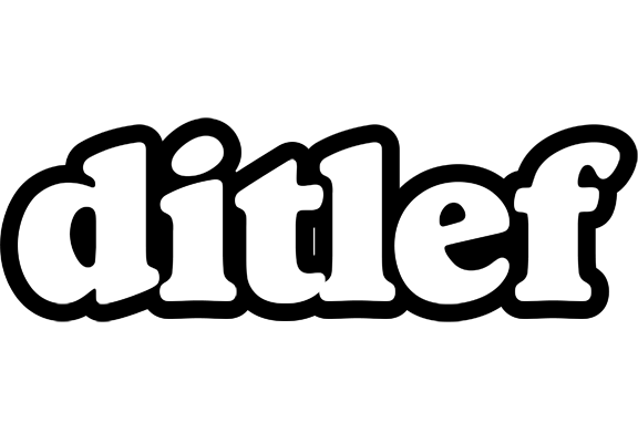 Ditlef panda logo