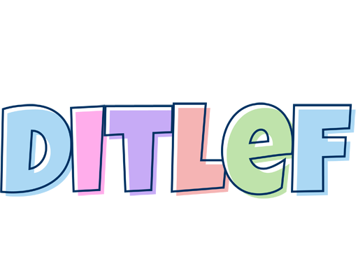 Ditlef pastel logo