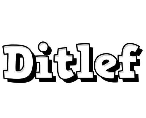 Ditlef snowing logo