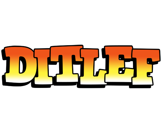 Ditlef sunset logo